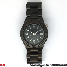 Top-Quality Ebony-Wooden Watches Quartz Watches